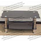 काले कांच शीर्ष कॉफी टेबल / सेंटर टेबल xyct-049