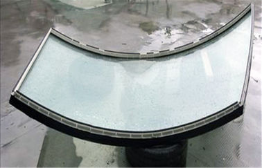 एल्यूमिनियम फ्रेम के साथ वास्तु घुमावदार अछूता टेम्पर्ड ग्लास 19mm